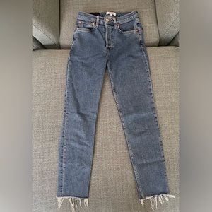 Re/Done Levi's Size 26, Women’s 90’s Style Blue Jeans